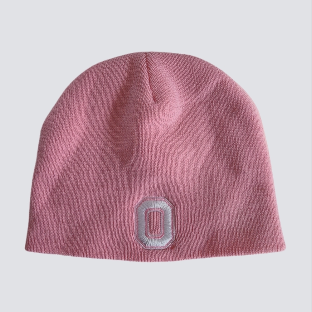 Ohio State pink beanie hat OSU